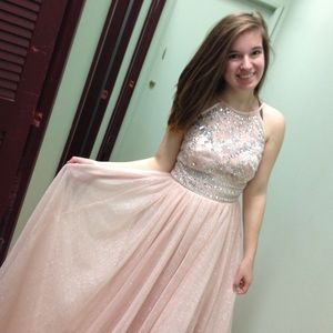 BABY PINK PROM DRESS